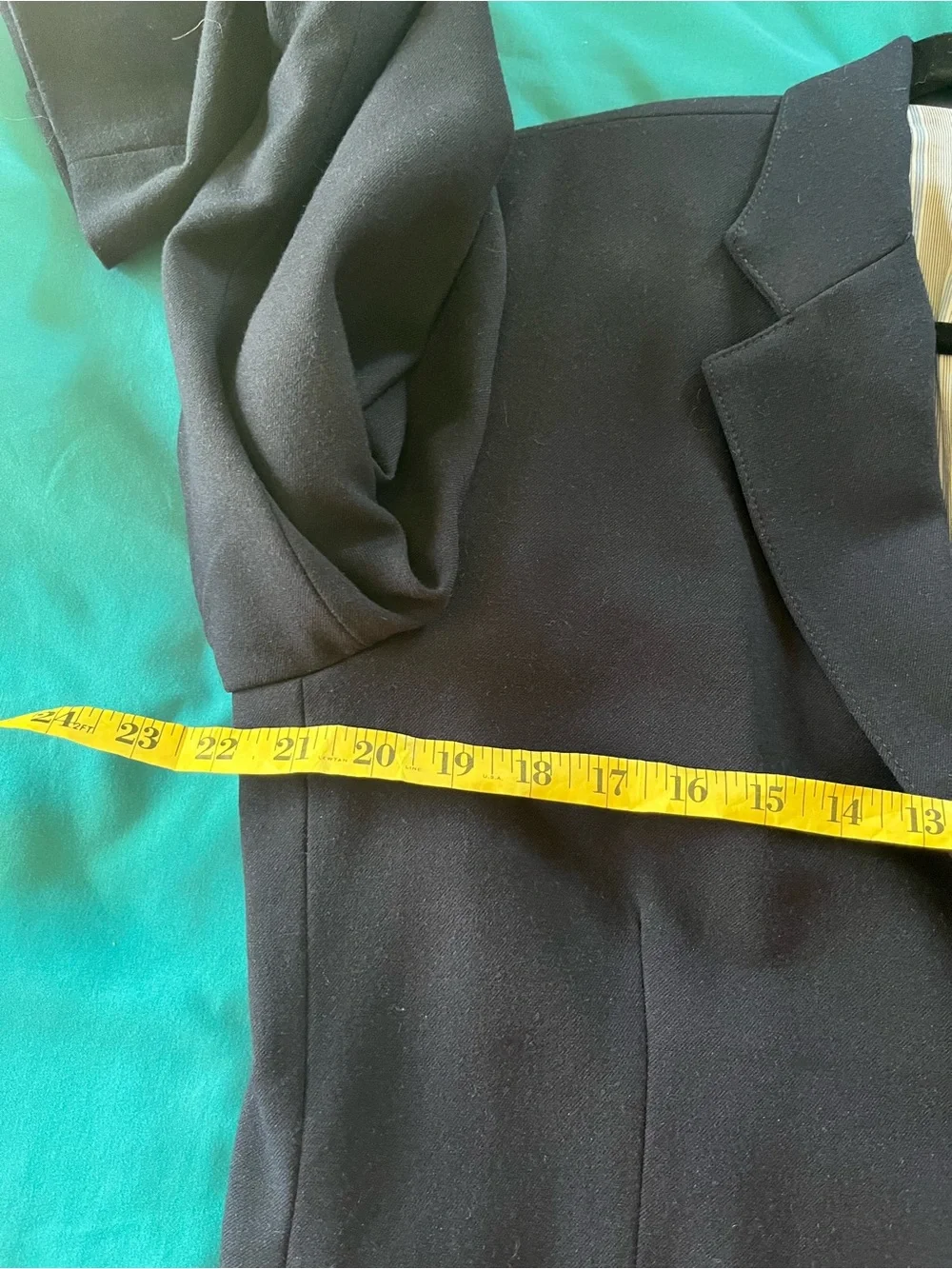 Daily Sports Navy Blazer with Gold Crest - Picture 7 of 7